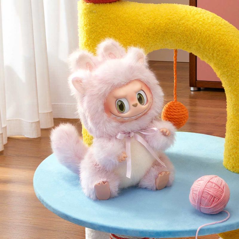 Strawberry Kitty Cat Mode On Labubu