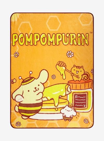 Pompompurin Throw Blanket
