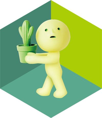 Green Thumb Moving Series Smiski