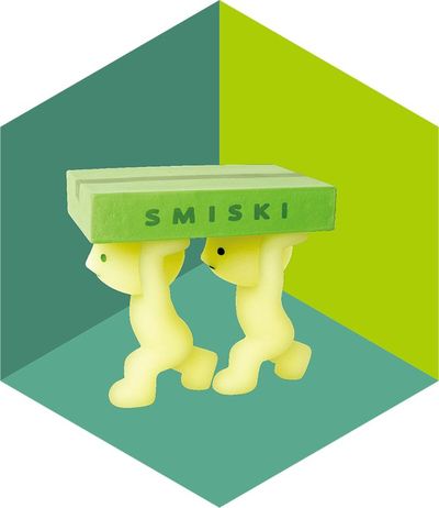 Teamwork Moving Series Smiski